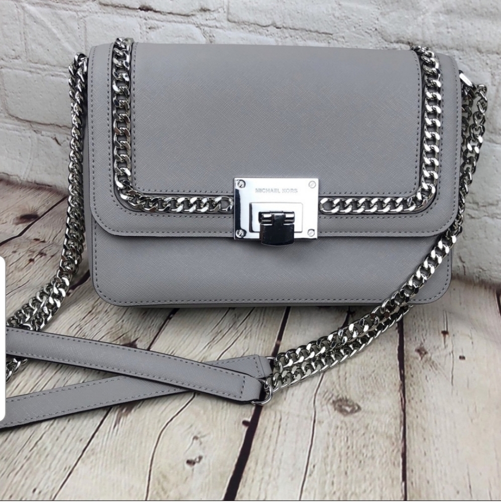 Michael Kors Tina Medium Shoulder Flap Chain Bag